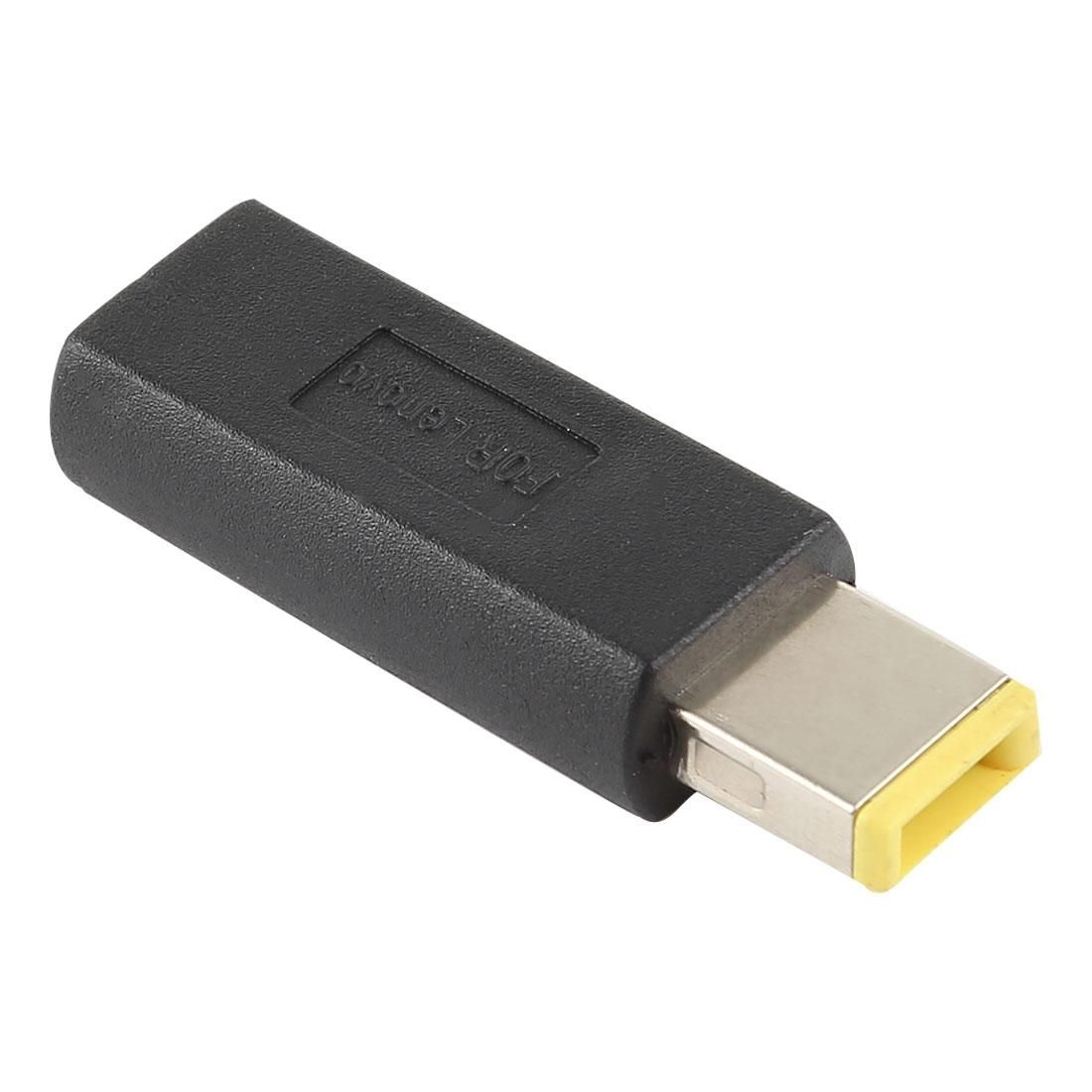 USB-C / Type-C Female to Lenovo Big Square Male Plug Adapter Connector