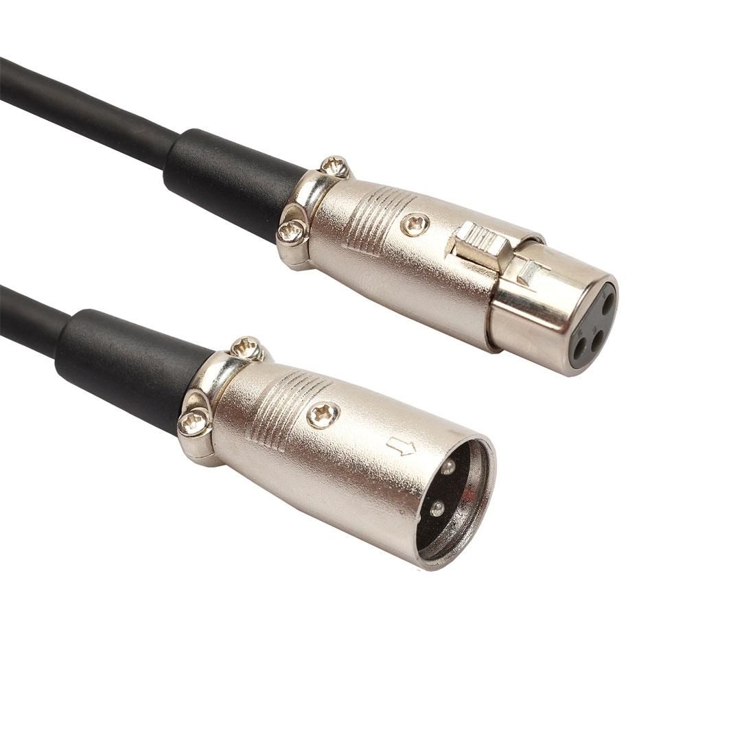 3m 3-Pin XLR Male to XLR Female Microphone Cable