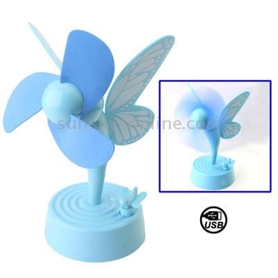 Mini Butterfly Style Fan , Blue (Blue)