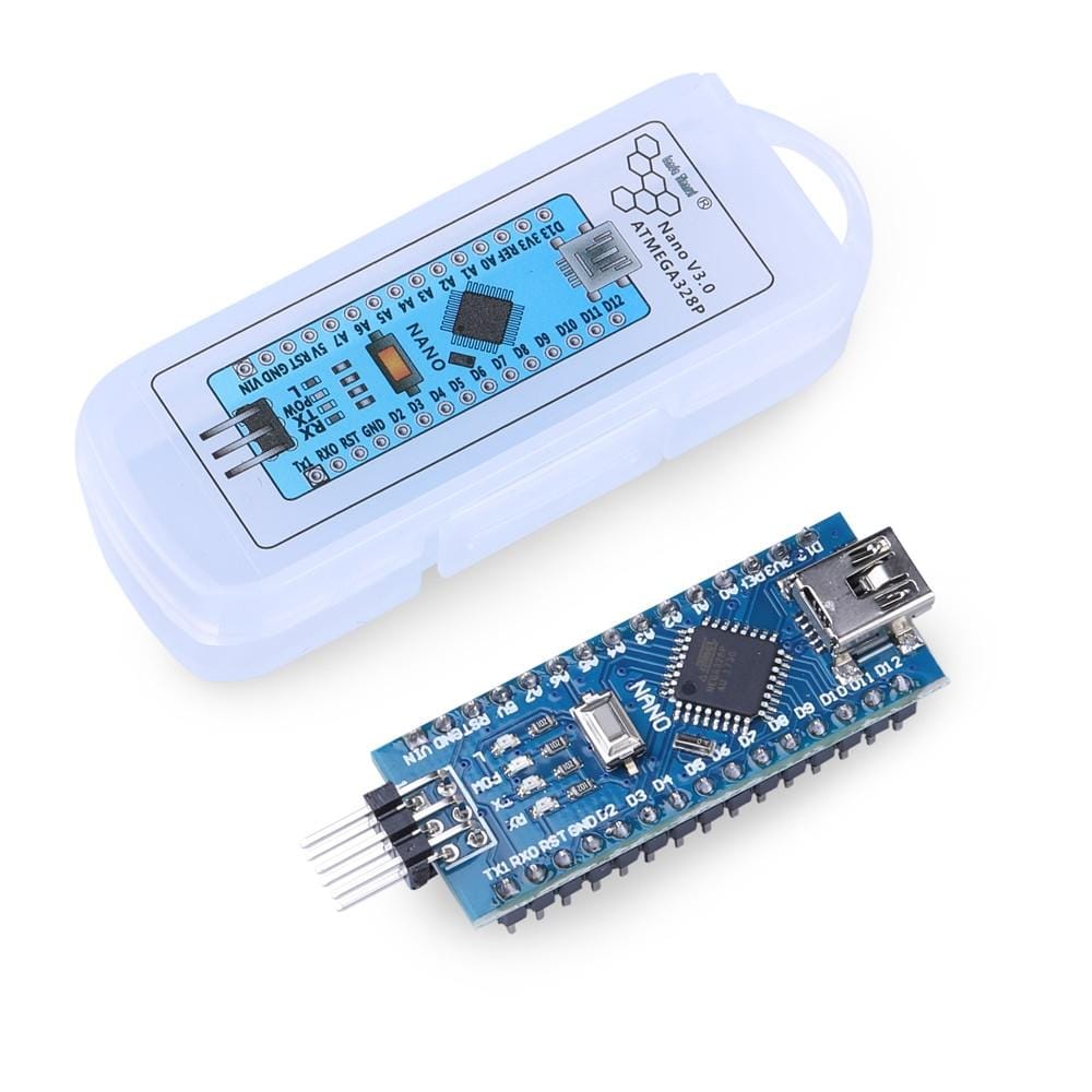 LandaTianrui LDTR-RM00 Mini USB Nano 3.0 Atmega328P Development Board Parts for Arduino (Blue)