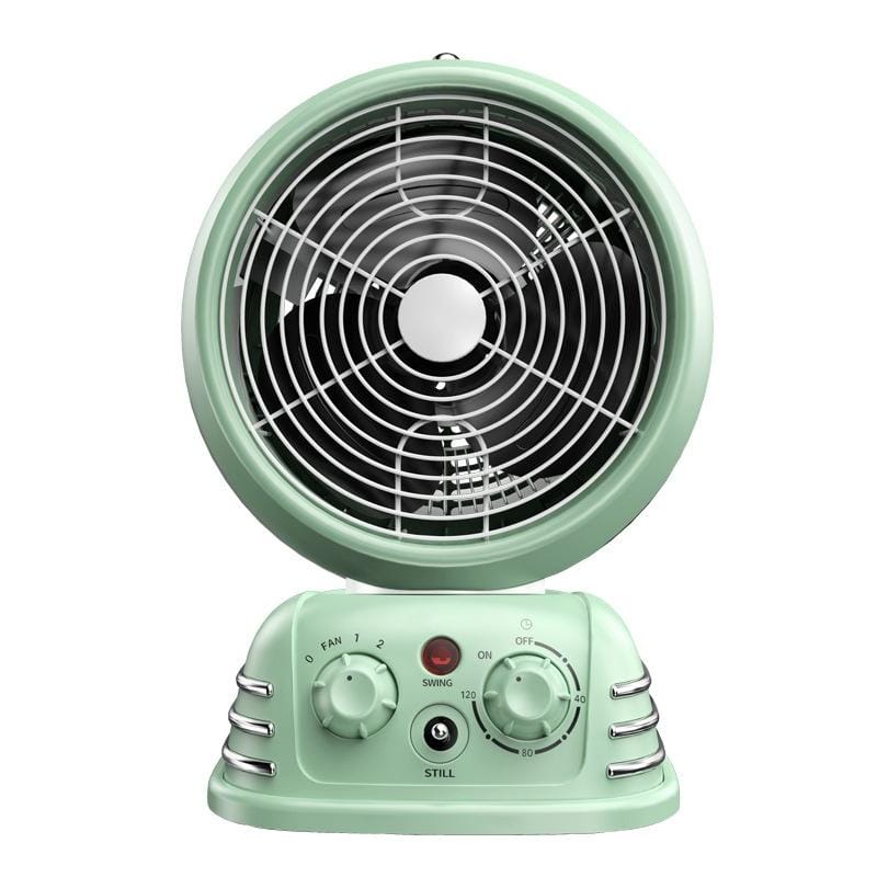 Office And Home Desktop Heaters Small Heaters Fast Electric Heaters Warm And Cold Dual Purpose, CN Plug (Aurora Green)