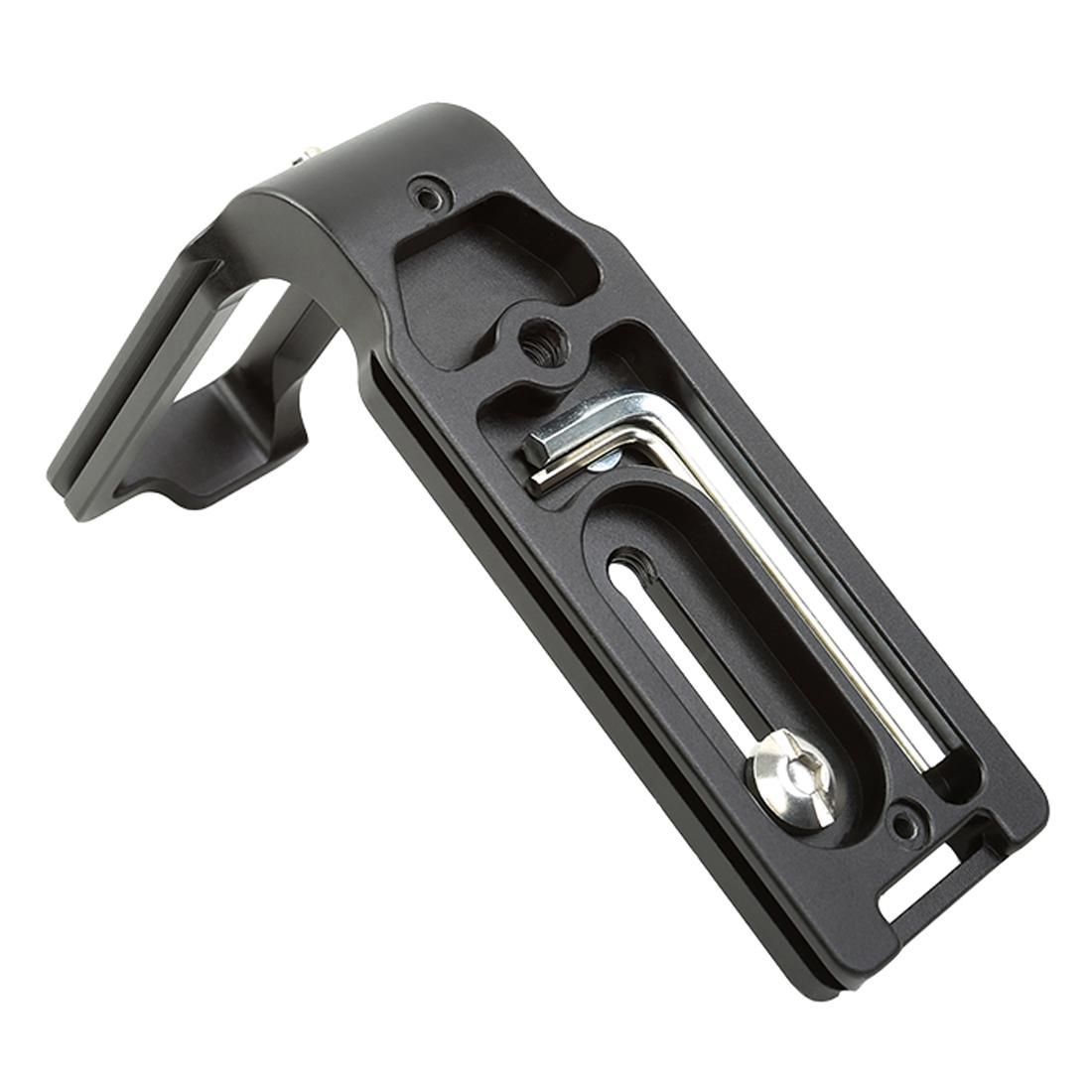 FITTEST FLN-D850 Vertical Shoot Quick Release L Plate Bracket Base Holder for Nikon D850 (Black)