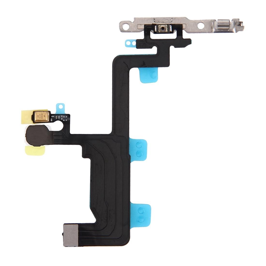 Power Button & Flashlight Flex Cable with Brackets for iPhone 6