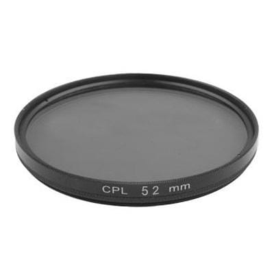52mm Camera CPL Filter Lens (Black)