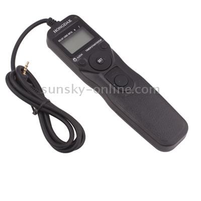 LCD Display Timer Remote Cord for Panasonic Lumix DMC - FZ20 / FZ-30 / FZ50 / LC1 (Black)