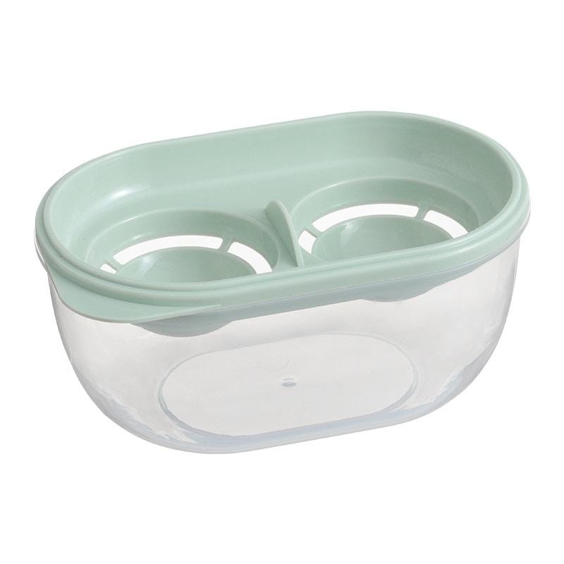 5 PCS Egg White Separator with Storage Box Household Large-Capacity Fast Filtration & Separation Baking Tools (Mint Green)