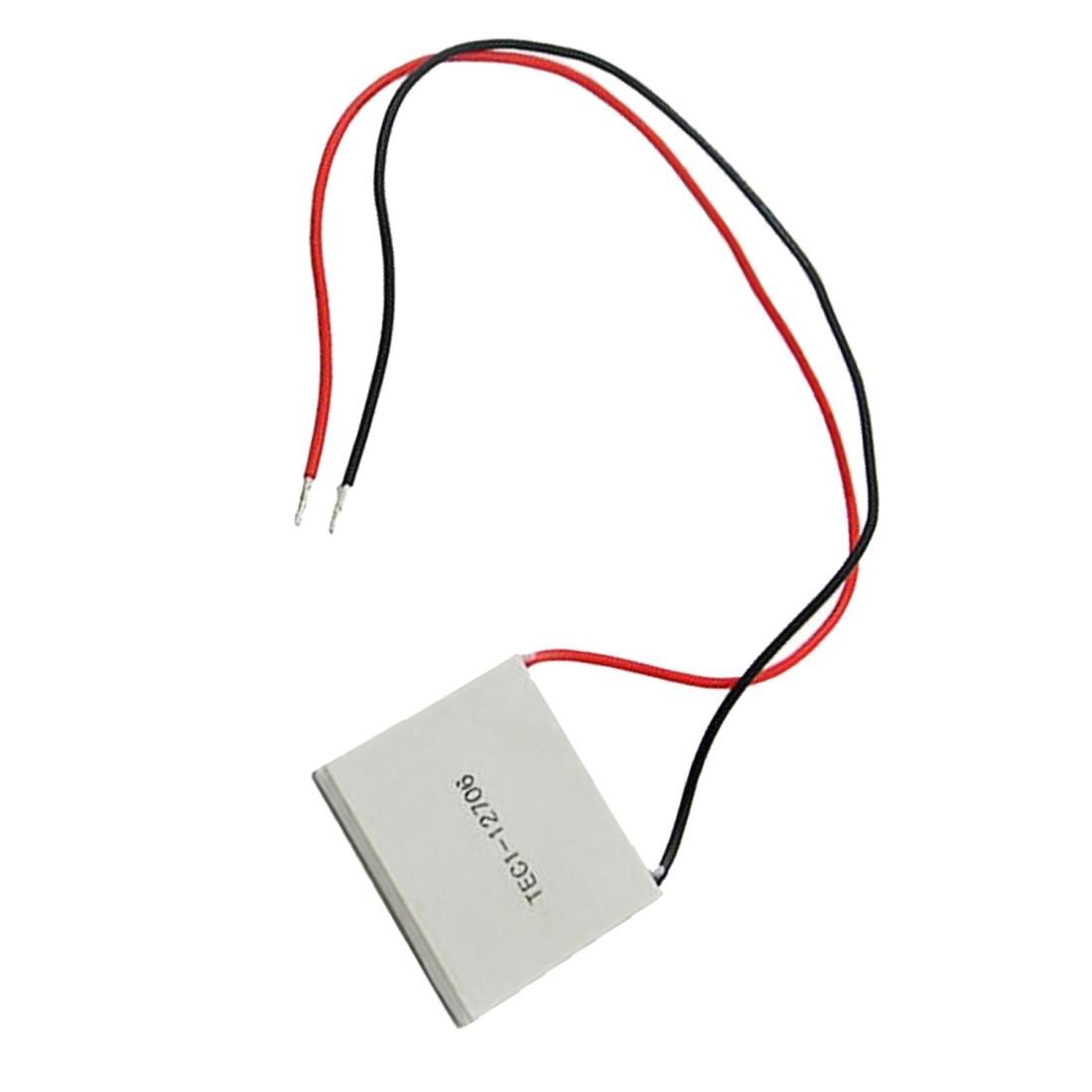 LDTR-WG0227 TEC1-12706 40x40mm Thermoelectric Cooler Peltier Refrigeration Plate Module, 12V 60W (White)