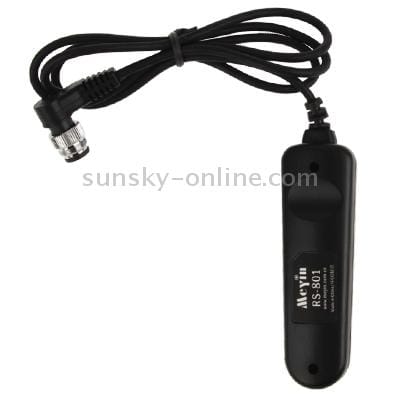 Meyin RS-801/DC0 Remote Switch Shutter Release Cord for Nikon D300 Series, D700, D200 Series , D2Xs, D2Hs,D2X, D2H, D1H, D1X, D1, N90s, F5, F6, F100, F90, F90X, D4, D800, D3S, D800E, Fujifilm S5 Pro, S3 Pro, Kodak DCS-14n (Black)