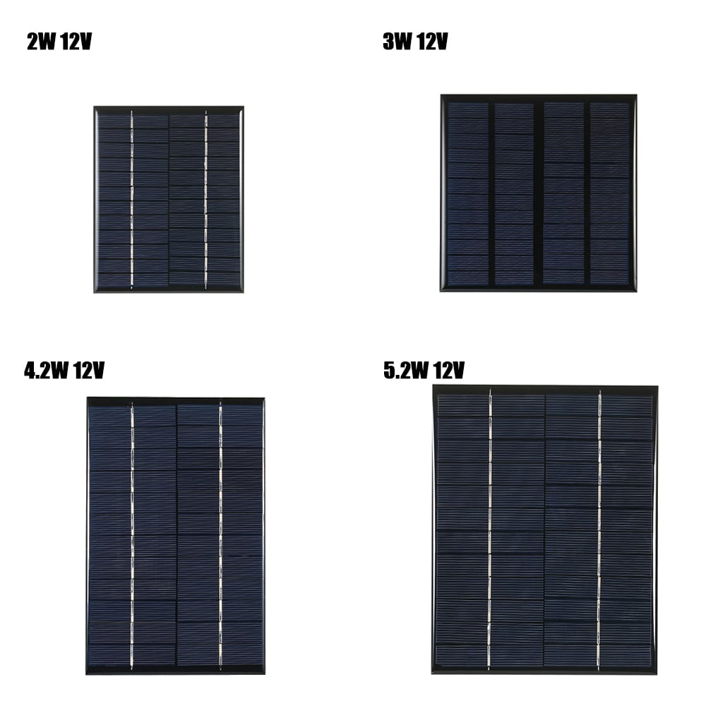 3W 12V Polycrystalline Silicon Solar Panel Solar Cell for - 3W