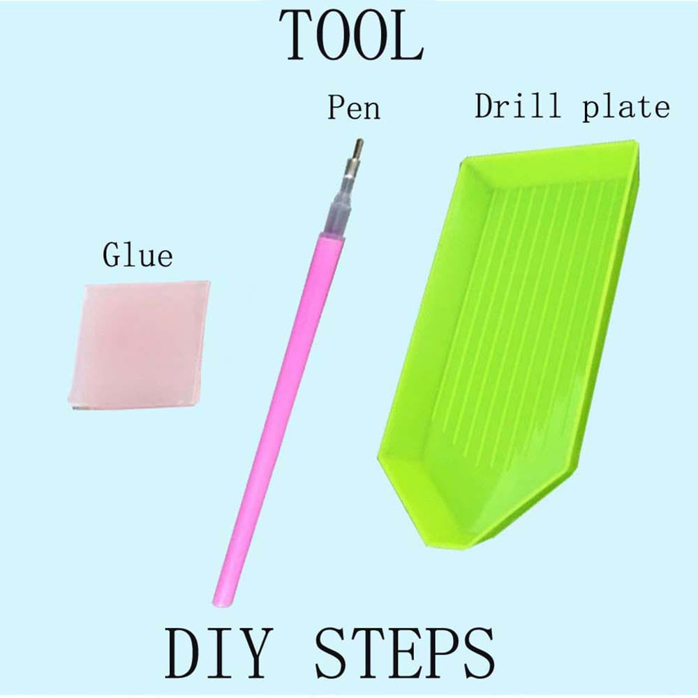 5D DIY Diamond Painting Kit Arts Crafts Embroidery Cross - 1