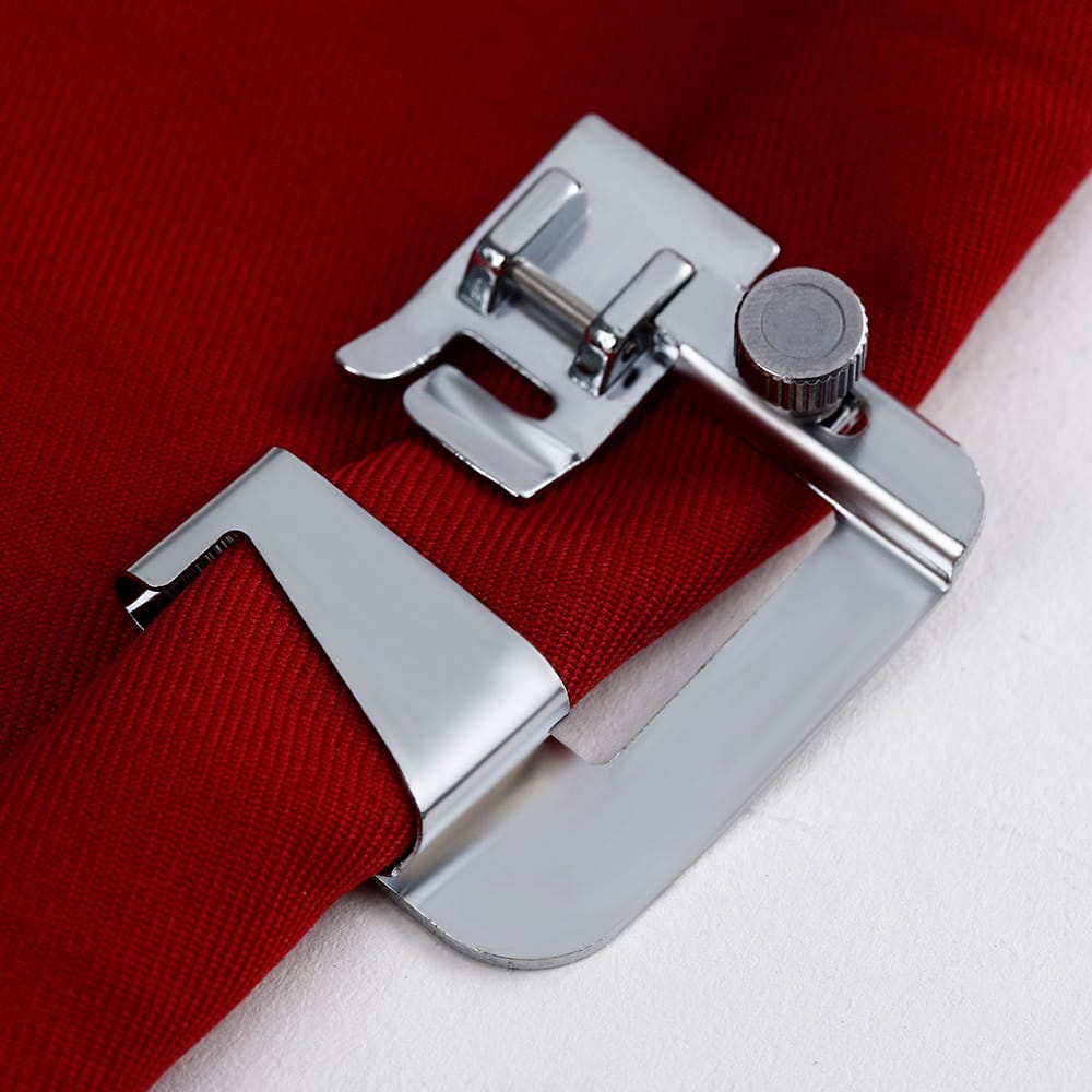 3Pcs Wide Foot Set Hemmer Adjustable Rolled Hem Snap-On