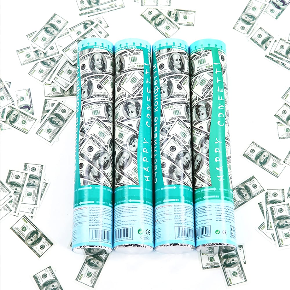 Party Cannons Spray Dollar Salvo Handheld Fireworks Wedding