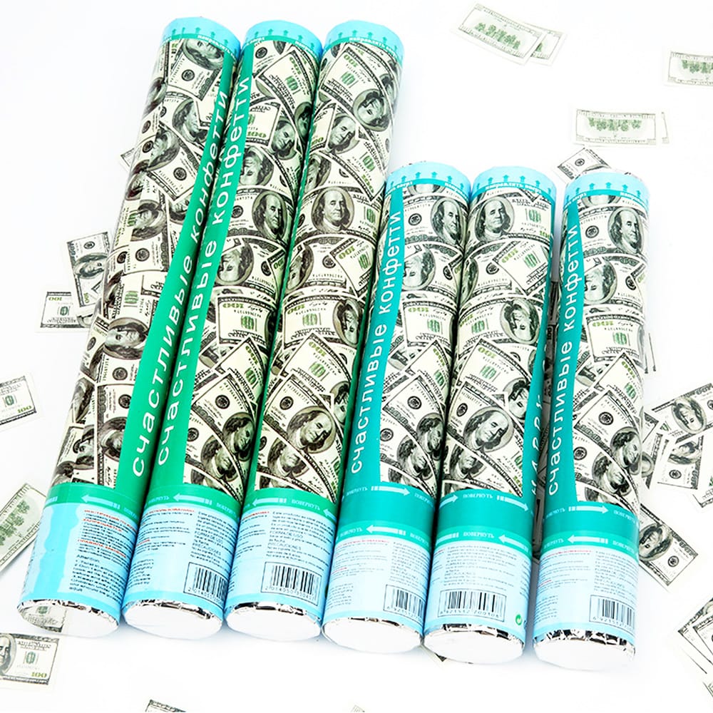 Party Cannons Spray Dollar Salvo Handheld Fireworks Wedding