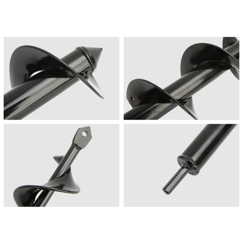 Earth Auger Spiral Drill Bit Electric Garden Planting - 25 & 8cm