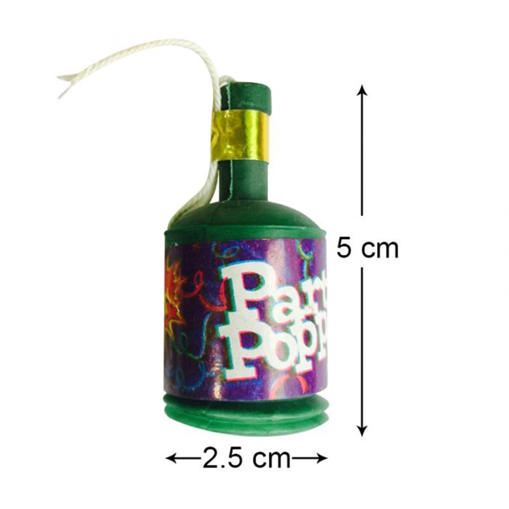 Party Poppers Confetti Cannons 72 Pack for Christmas