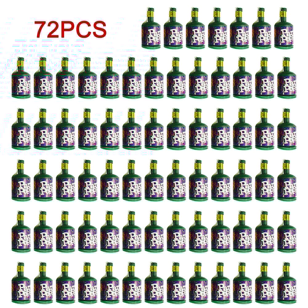 Party Poppers Confetti Cannons 72 Pack for Christmas