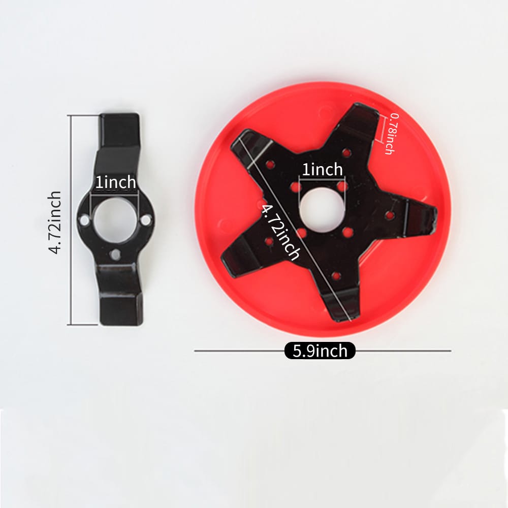 Trimmer Head Brush Cutter Blade Outdoor Lawn Mower Head