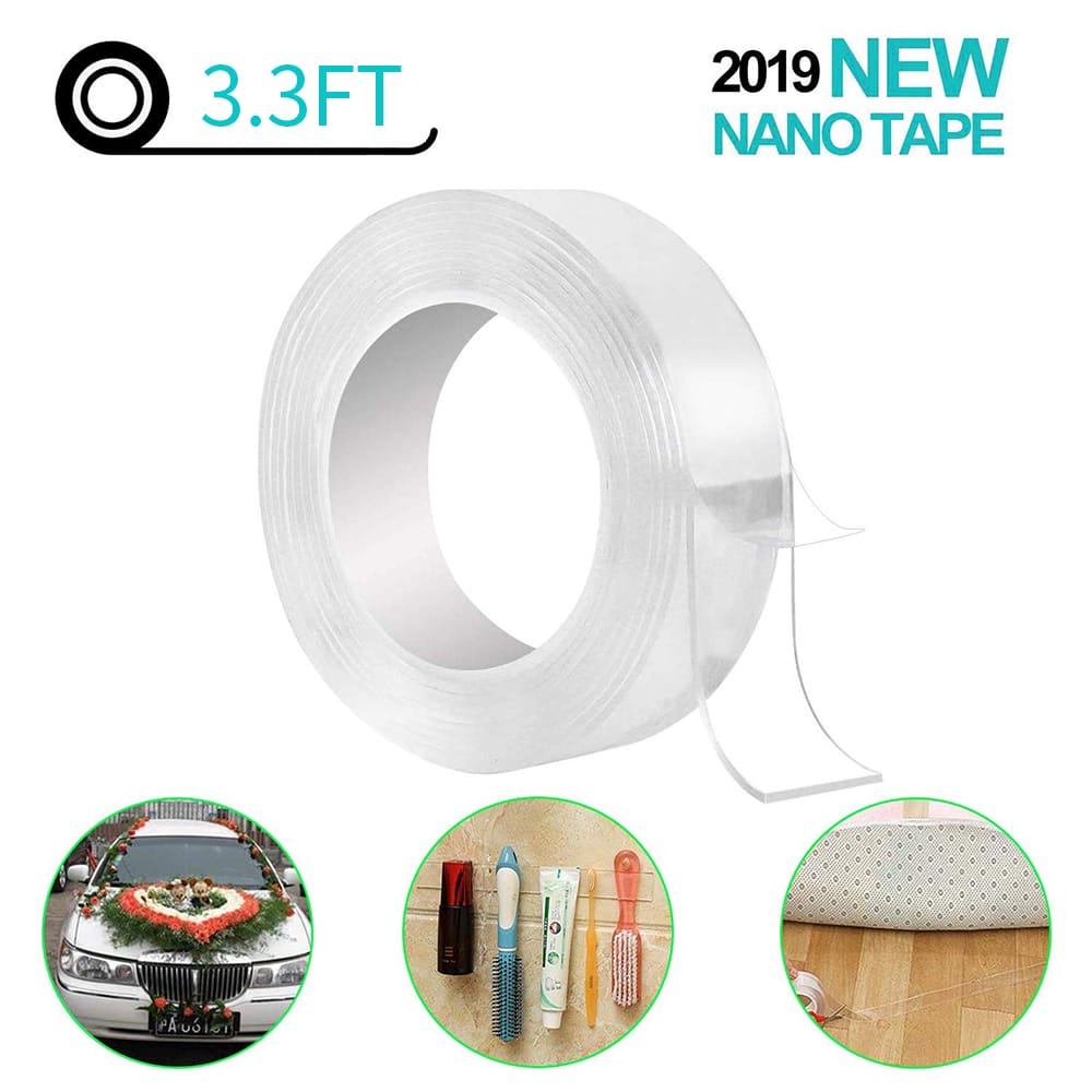 Nano Tape Roll Double Sided Adhesive Tape 3.3 Foot Traceless