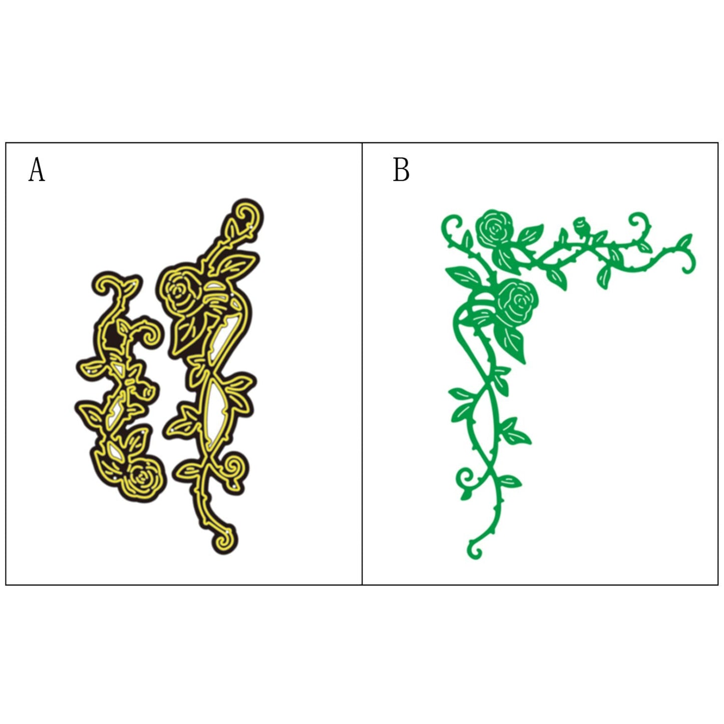 Metal Cutting Dies Merry Christmas Flower Shape Cutting Die - 1