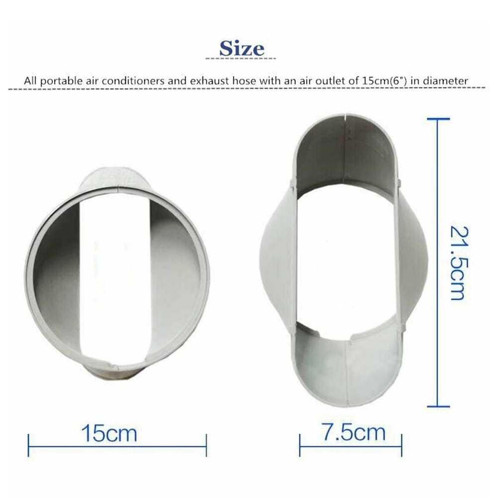 150MM Flat Mouth Portable Air Conditioner Window Slide Kit