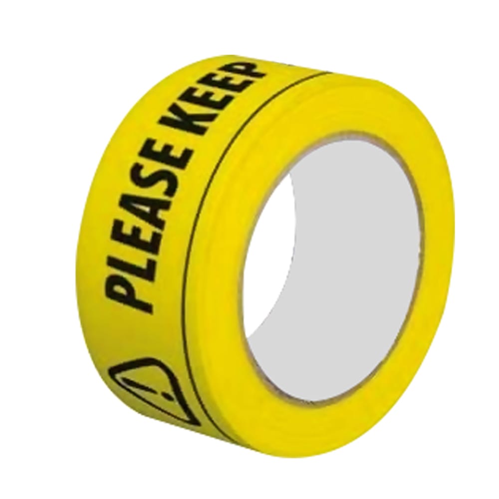 Black&Yellow Warning Tape PVC Wear-Resistant Waterproof Safe