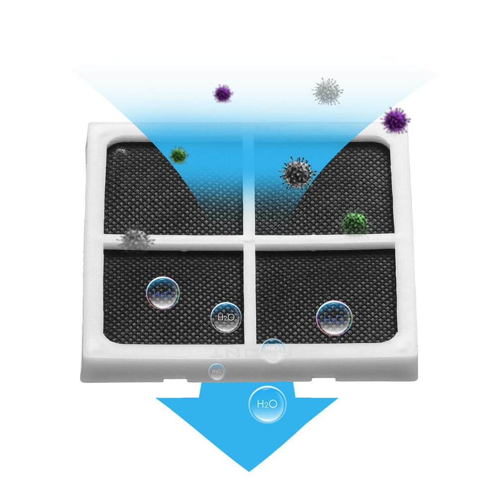 3PCS OPP Package Replaceable Refrigerator Air Filter