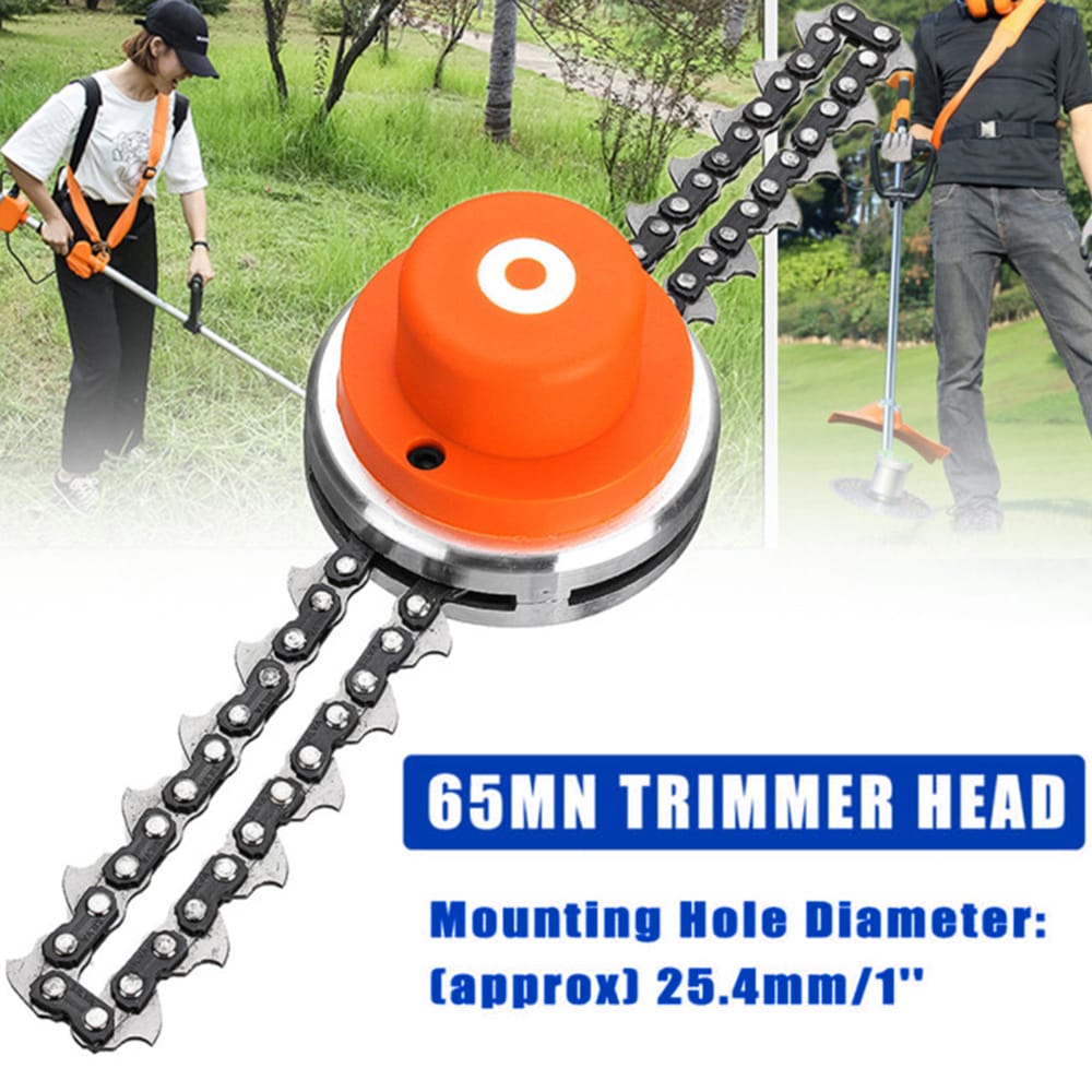 65Mn Chain Trimmer Garden Grass Head Brushcutter Trimmer for