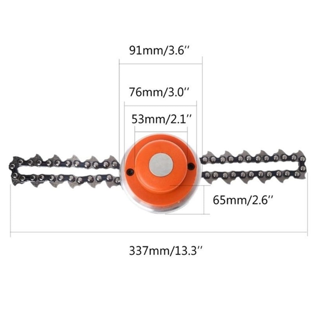 65Mn Chain Trimmer Garden Grass Head Brushcutter Trimmer for