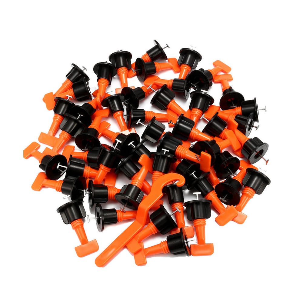 50 PCS Tile Leveling System Reusable Tile Leveler Spacers