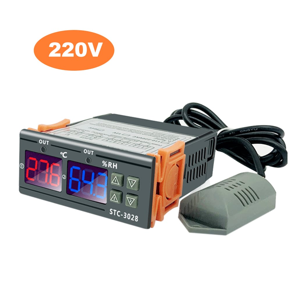 STC-3028 Digital Temperature Humidity Controller Meter - 220V