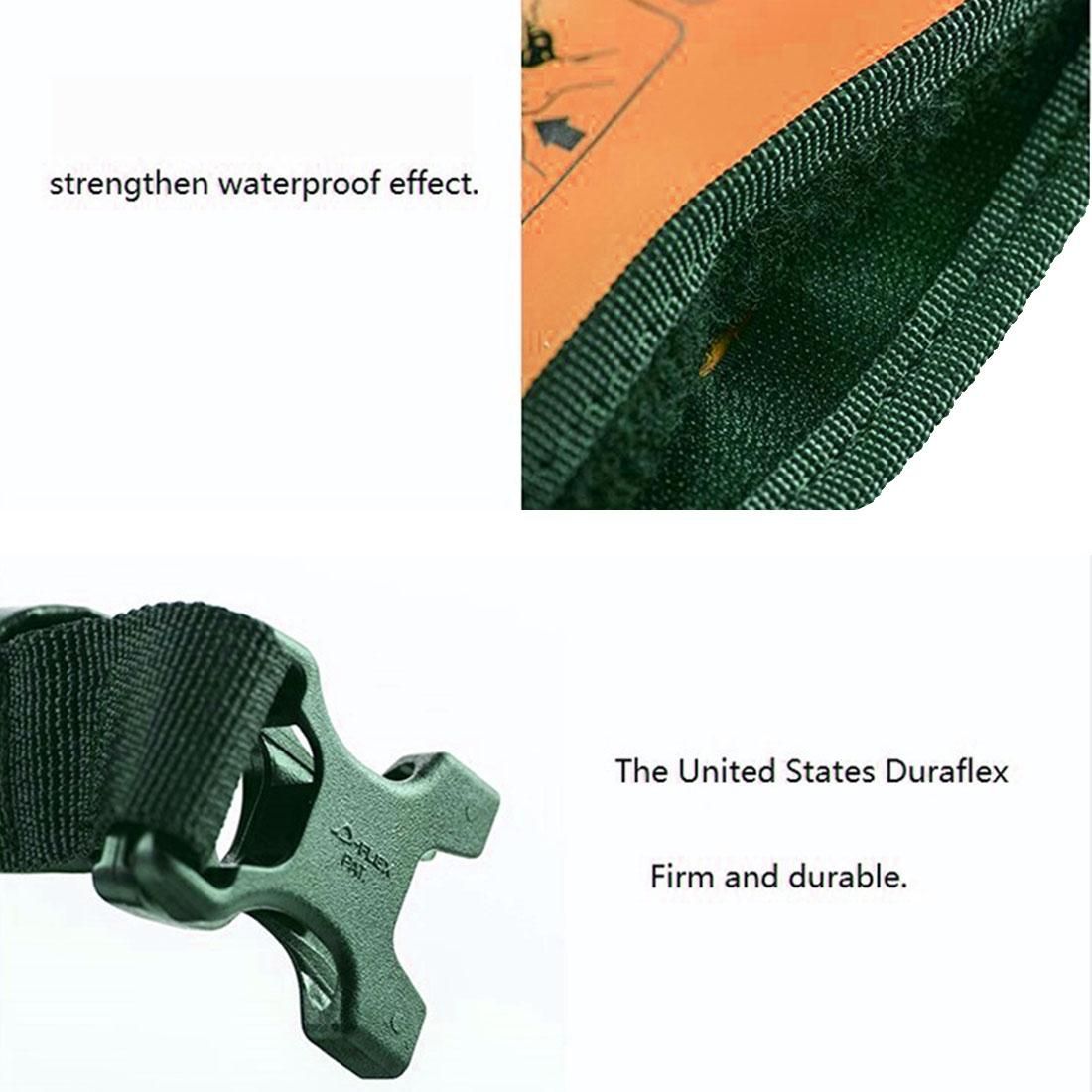 Naturehike Full Waterproof Camera Bag Dry Bag Outdoor Sports Sling Shoulder Bag for DSLR Cameras, Size: 40cm x 14cm x 12cm (Green)