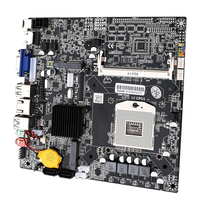 HM65 DDR3 Integrated Machine Desktop Computer Mainboard, Support for Intel i7 / i5 / i3 Series CPU