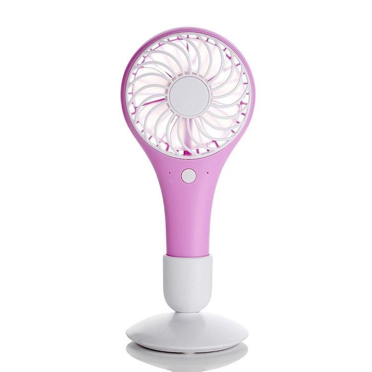 Outdoor Portable USB Rechargeable Mini Desk Cooling Handheld Fan, 2 Speeds (Style1)