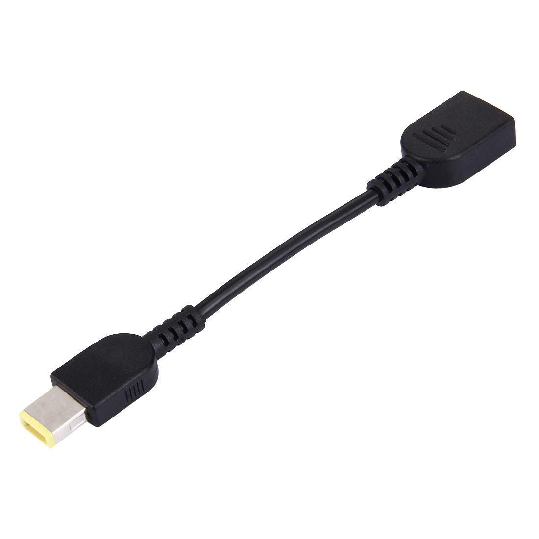 Big Square Female to Big Square  Male Interfaces Power Adapter Cable for Lenovo Laptop Notebook, Length: 10cm