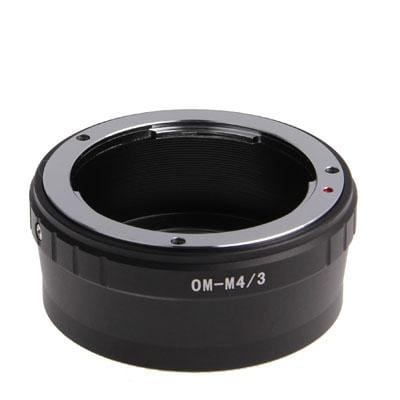 OM-M4/3 Lens Mount Stepping Ring (Black)
