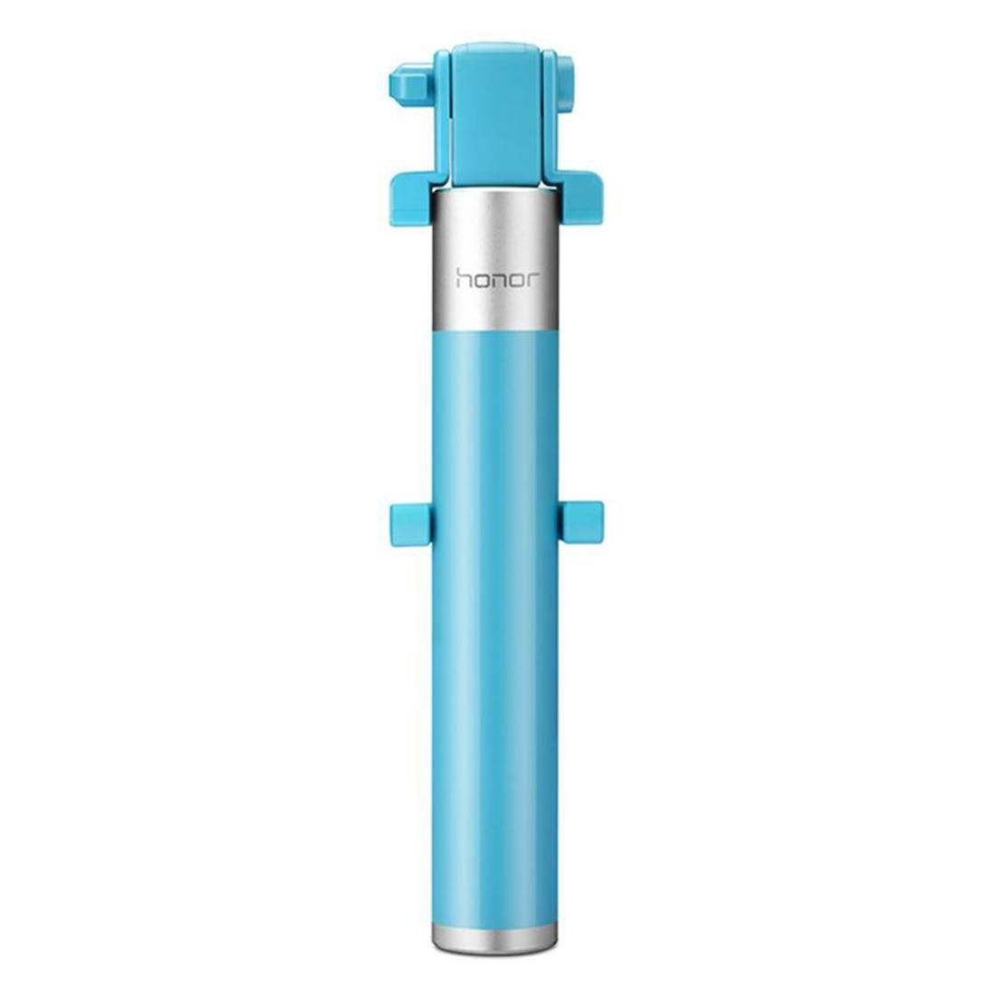 Huawei Wire Control Monopod Folding Extendable Handheld Selfie Stick with 3.5mm Cable, Max Extension Length: 66cm, For iPad, iPhone, Galaxy, Huawei, Xiaomi, LG, HTC and Other Smart Phones (Blue)