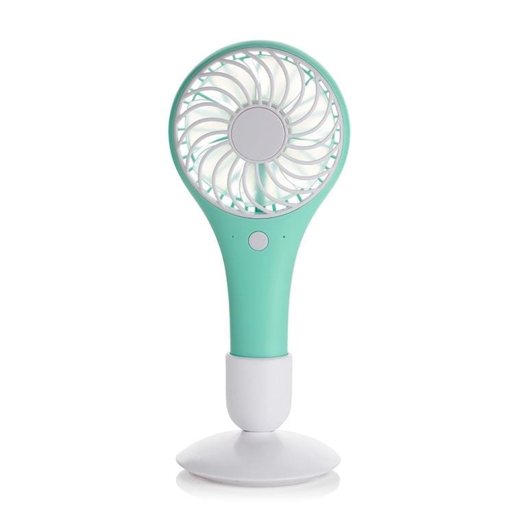 Outdoor Portable USB Rechargeable Mini Desk Cooling Handheld Fan, 2 Speeds (Style2)