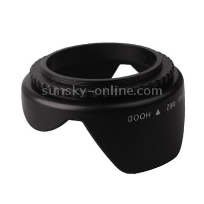 62mm Lens Hood for Cameras (Black)