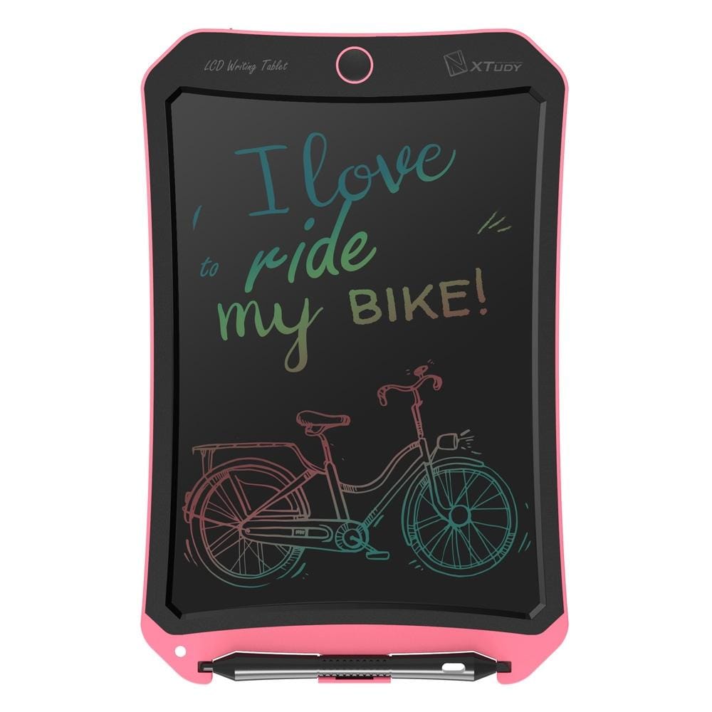 WP9309 8.5 inch LCD Color Screen Writing Tablet Handwriting Drawing Sketching Graffiti Scribble Doodle Board for Home Office Writing Drawing (Pink)