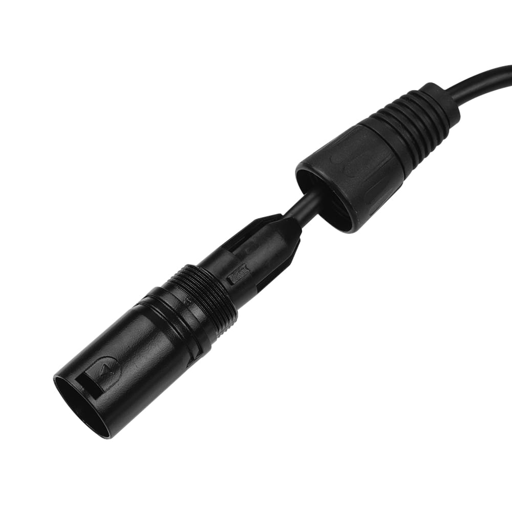 RJ45 Male Network Connector to 3-Pin Mini XLR Male Extension - 1m