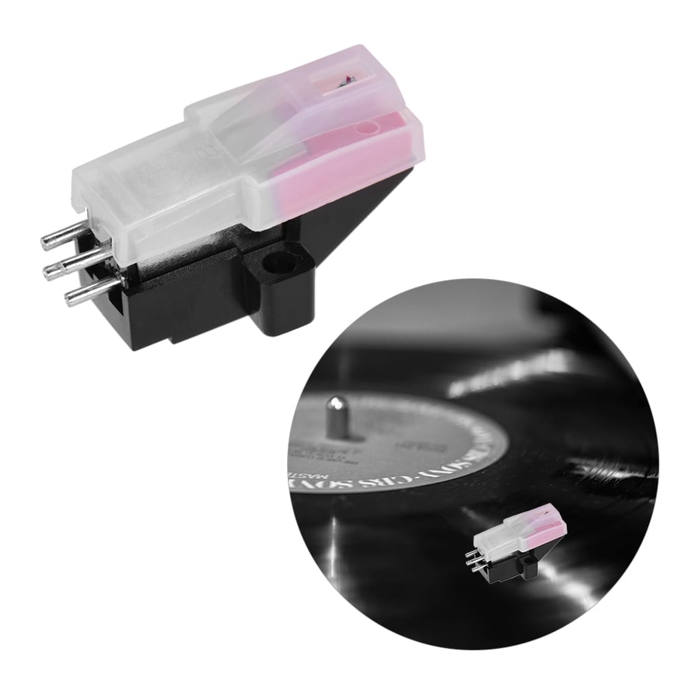 Universal Phonograph Turntable Cartridge with Conical Stylus