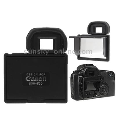 Digital LCD Sunshade Hood Screen Protector for Canon EOS 50D (Black)