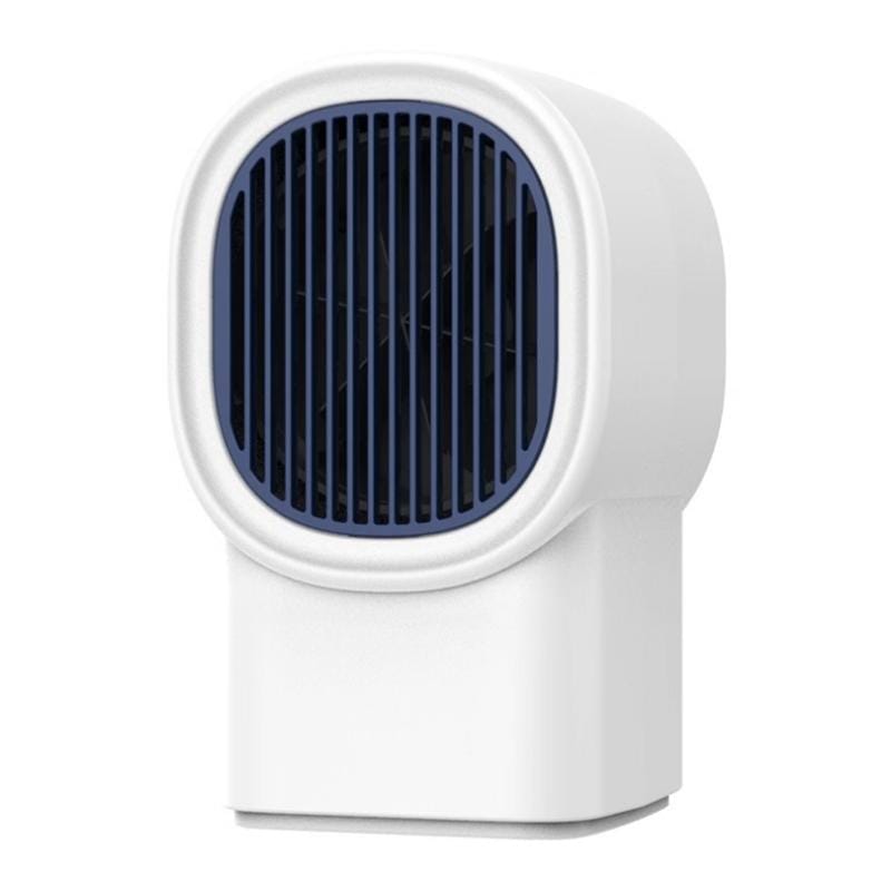 Home Heater Dormitory Small Silent Hot Air Blower (White)