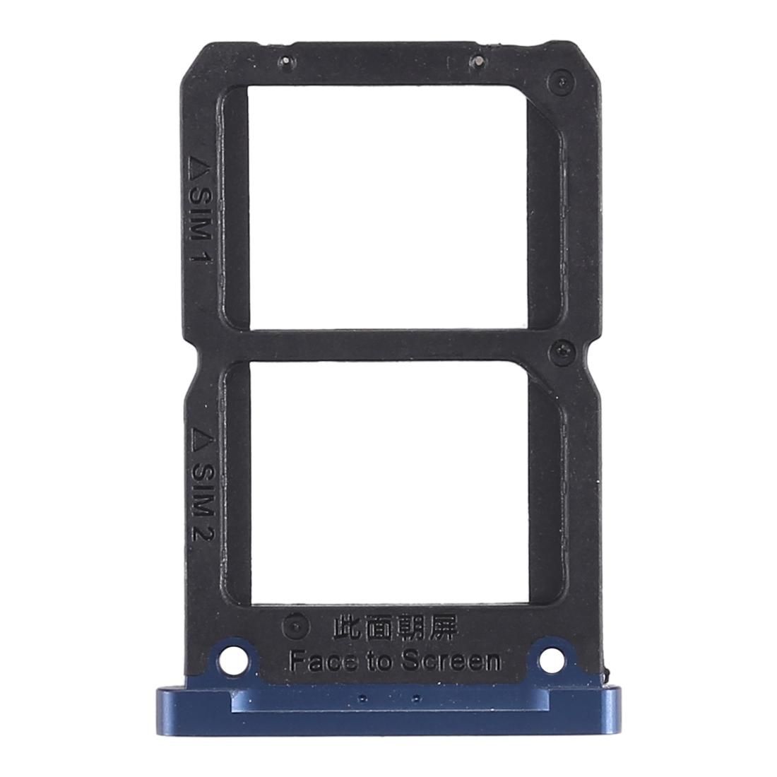 2 x SIM Card Tray for OPPO R17 (Blue)