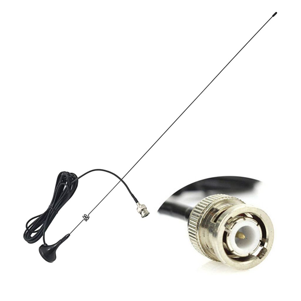 Magnetic Car Vehicle Mounted Antenna UHF VHF Dual Band for TK-100/200, IC-V8/V80/V82