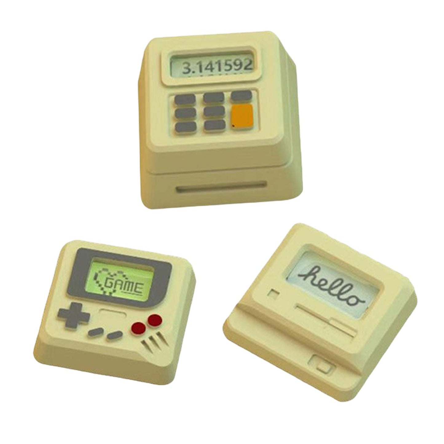 Durable Computer keycaps Direct Replaces for Mechanical Gaming Keyboard Light Yellow