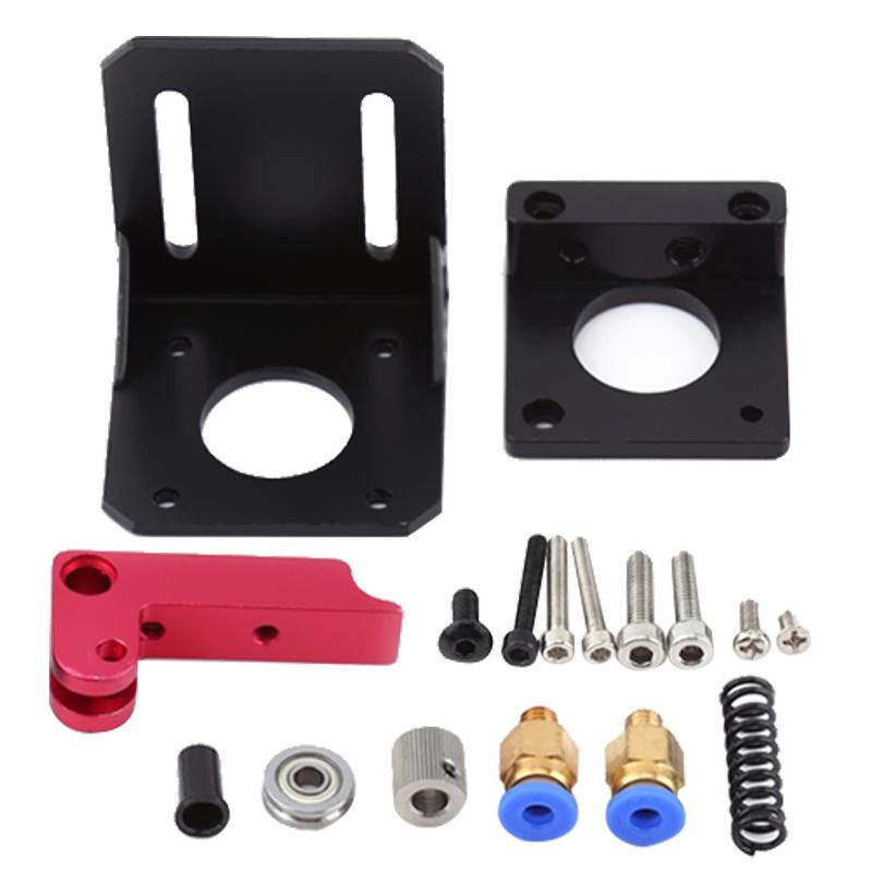 Aluminum Alloy Black Red Extruder with Copper Sheath 3D Printer Right