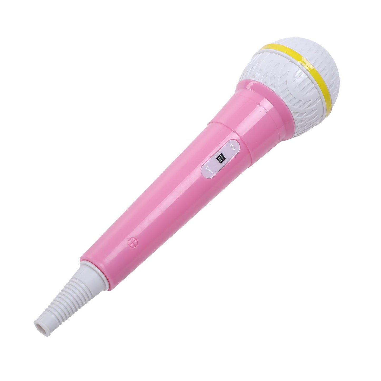 Kids Lip-synch Props Simulation Fake Microphone Model Rehearsal Toy Pink