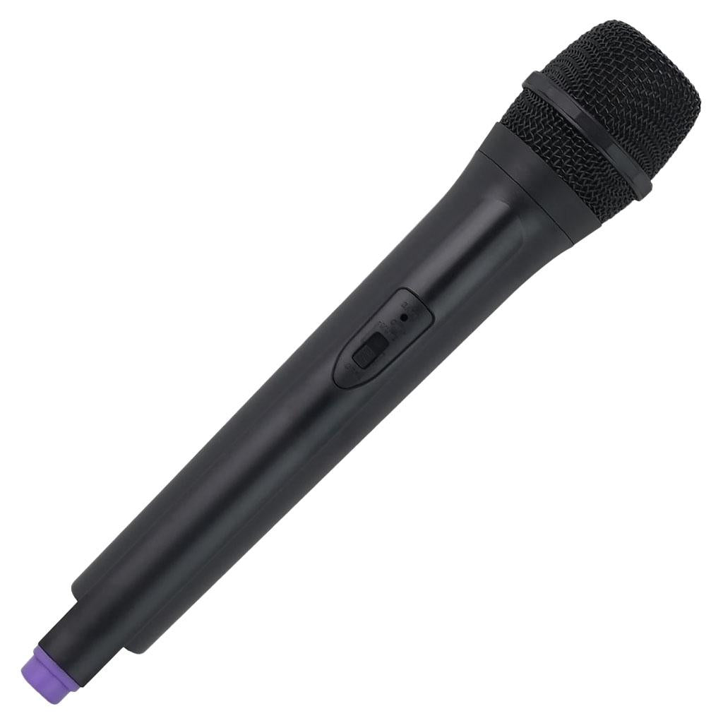 Classic Plastic Wireless Microphone Props Fake Mic Toy Handheld Purple
