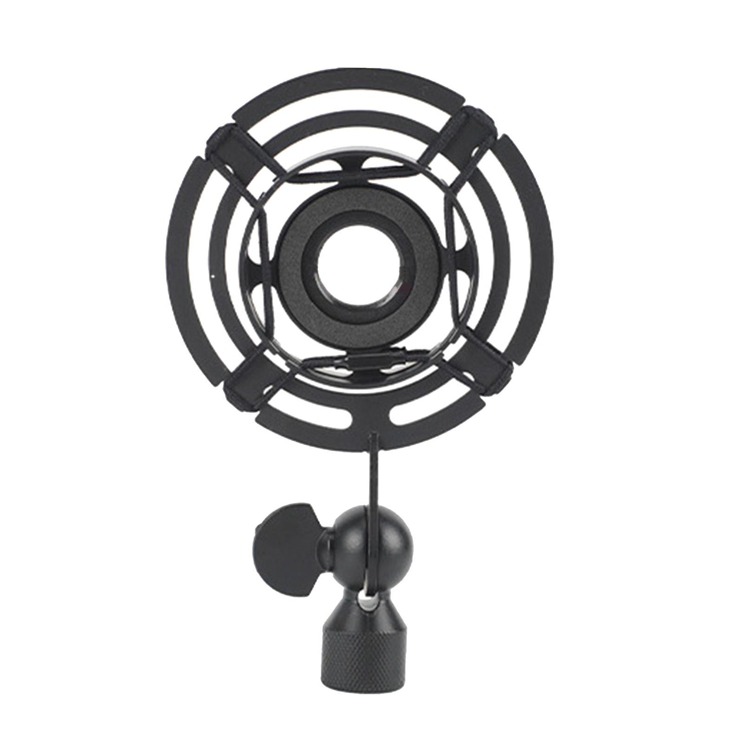 Mic Shock Mount Holder Mic Holder Clip for Home Condenser Mic Stage 16.2cmx10cm